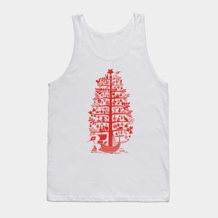 There comes the Christmas Tree! Tank Top